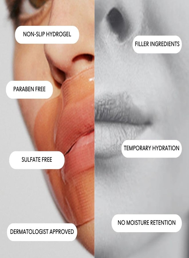 LOOPS Weekly Reset Hydrogel Lip Mask - Super Hydrating Mask for Moisturizing Lips - Rejuvinate and Reduce Signs of Puffiness - 5 Pc - Image 2